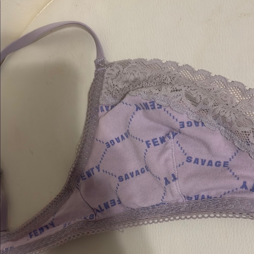 Savage X Fenty Lavender Lace Bralette